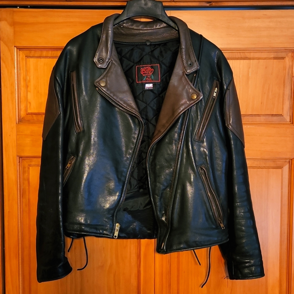 Us made women's mc riding jacket. Size 22